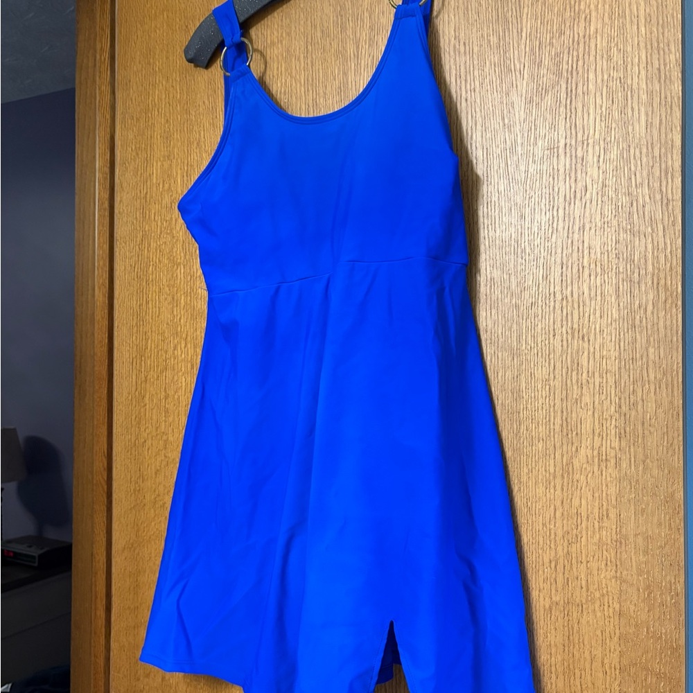 Elegant Blue Women's swimDress size XL